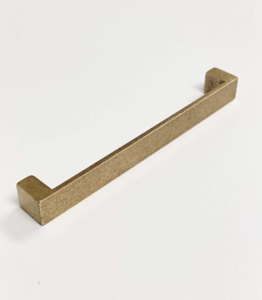 Madison Drawer Pulls in Aged Brass Drawer Handles - Cabinet Hardware - Forge Hardware Studio