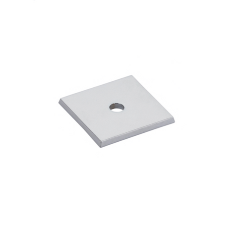 Polished Chrome Backplate 1-1/8” for Cabinet Knobs in Polished Chrome Only - Forge Hardware Studio