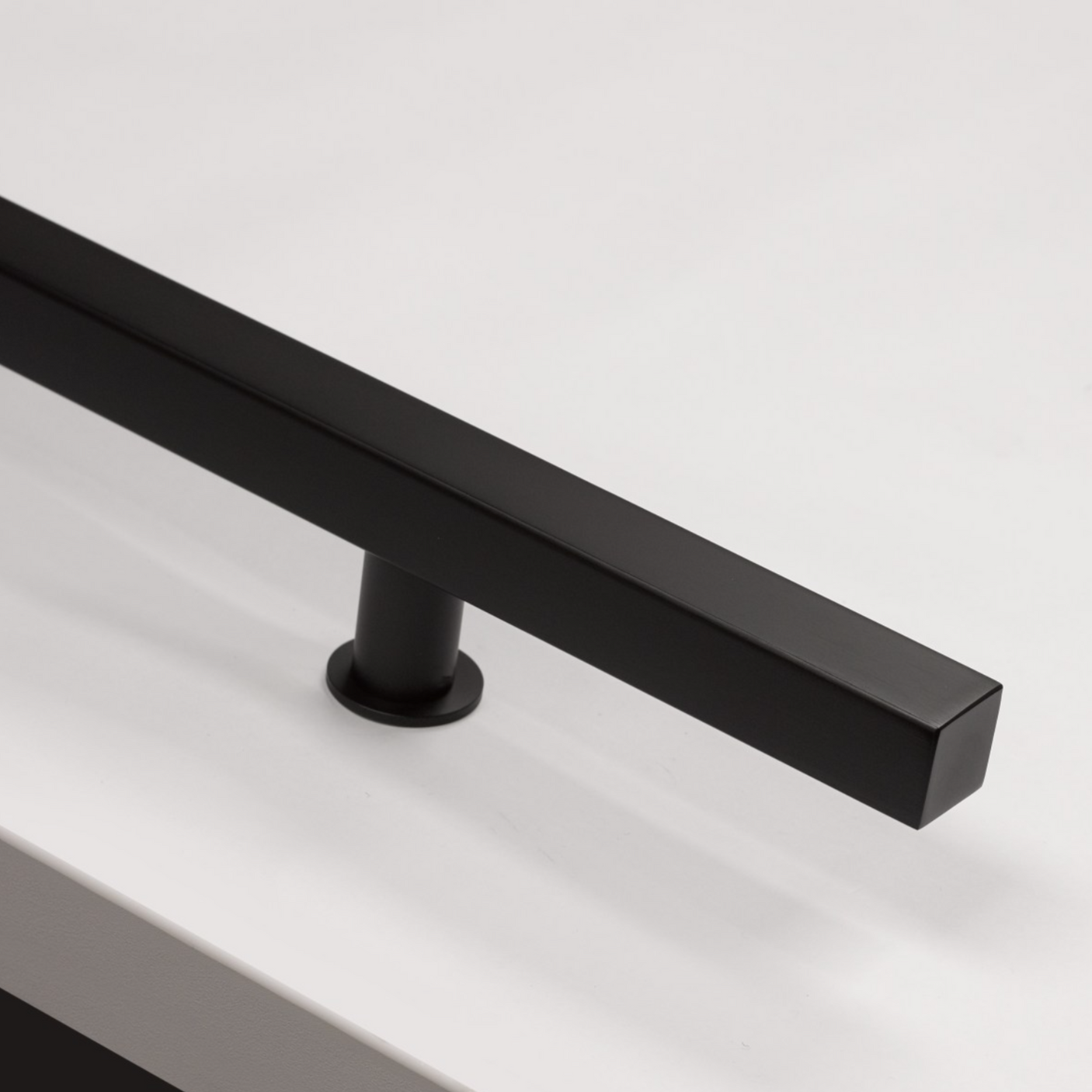 Door Pull T-Bar Handle in Matte Black | Hardware for Exterior and Barn Doors - Forge Hardware Studio