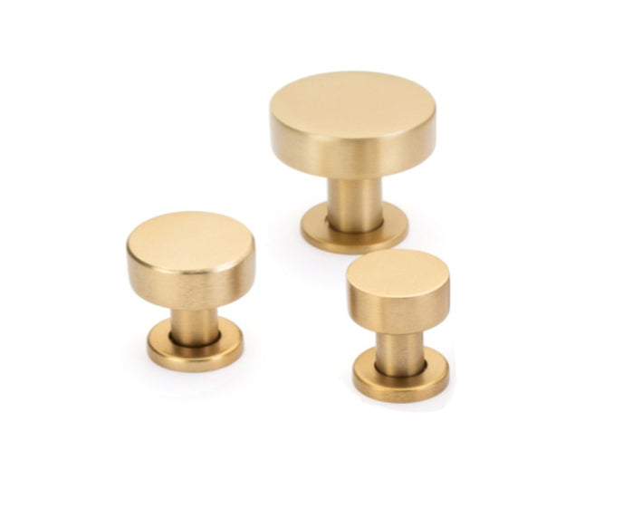 Hope Champagne Bronze Round Cabinet Knob - Forge Hardware Studio