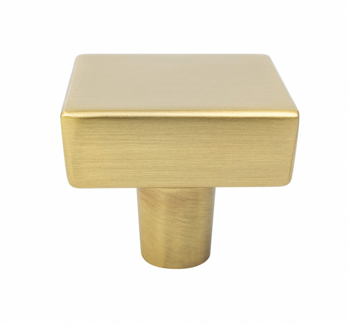 Brushed Brass "Brooks" Drawer Pulls and Cabinet Knobs - Cabinet Hardware - Forge Hardware Studio