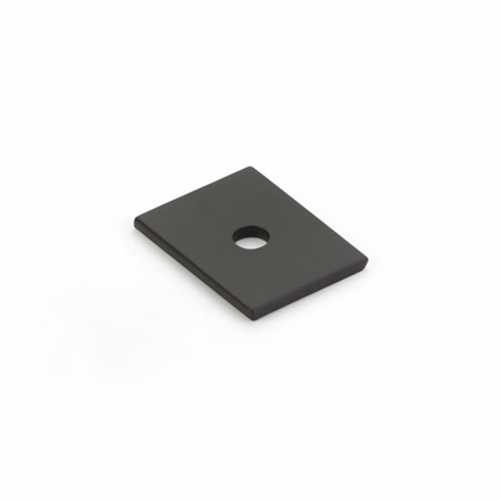 Matte Black "Maison" Drawer Pull Backplates - Forge Hardware Studio