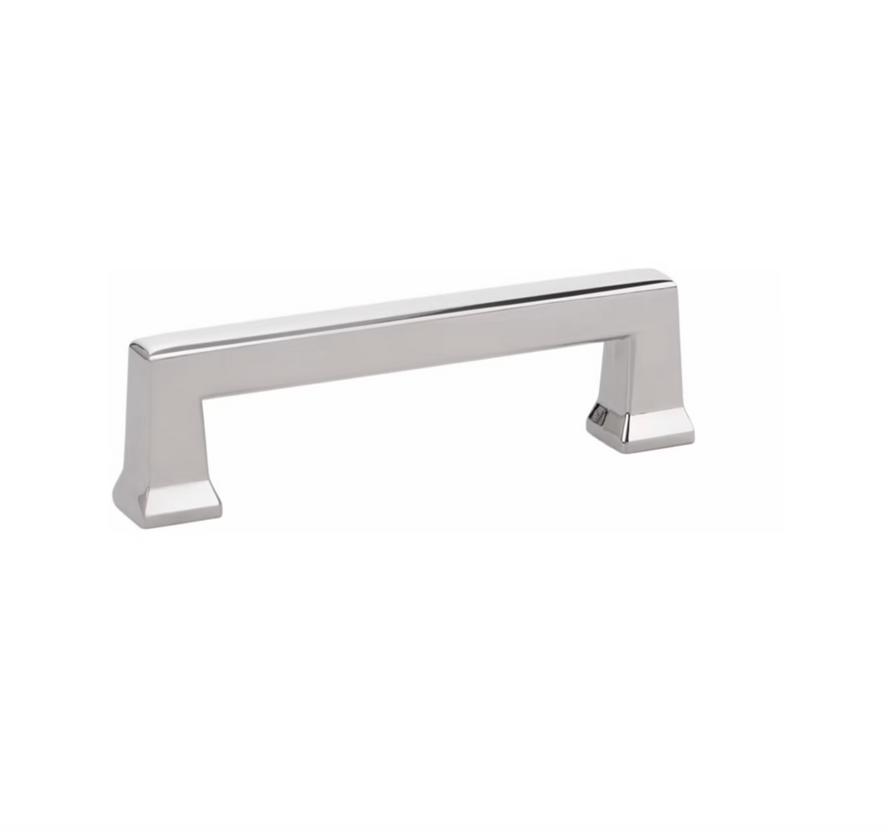 Polished Nickel "Deco" Cabinet Knobs and Drawer Pulls - Forge Hardware Studio