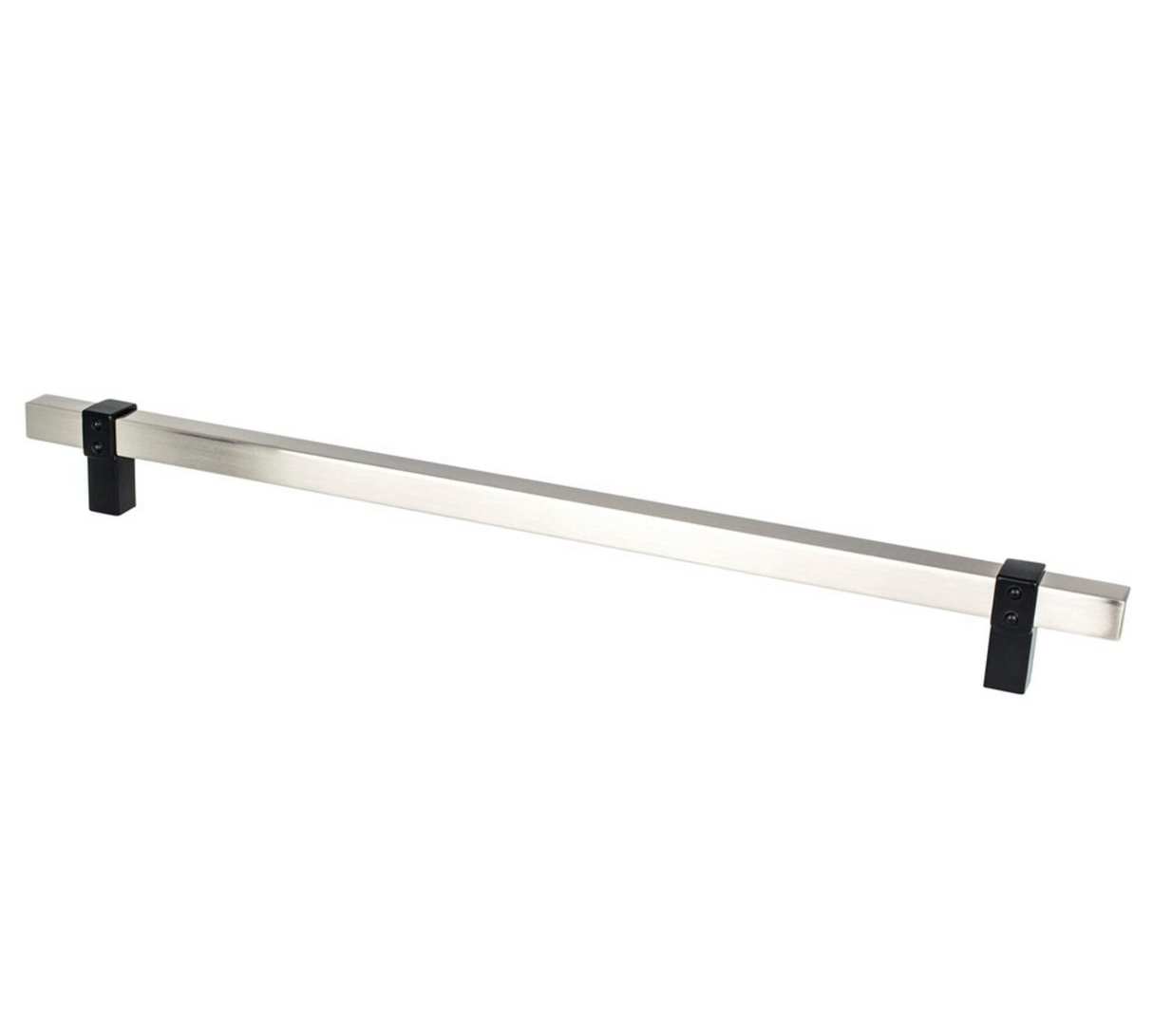 Matte Black and Brushed Nickel "Rio" Dual-Finish Cabinet Knob and Drawer Pulls - Forge Hardware Studio