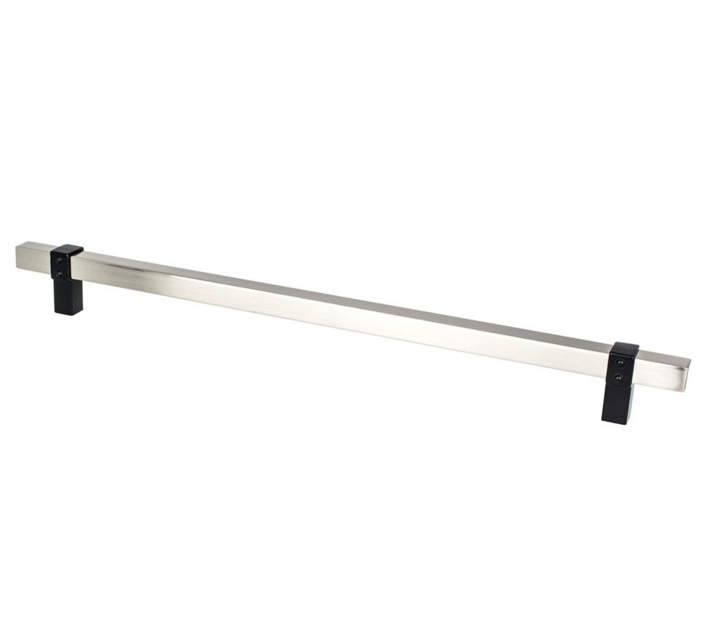 Matte Black and Brushed Nickel "Rio" Dual-Finish Cabinet Knob and Drawer Pulls - Forge Hardware Studio