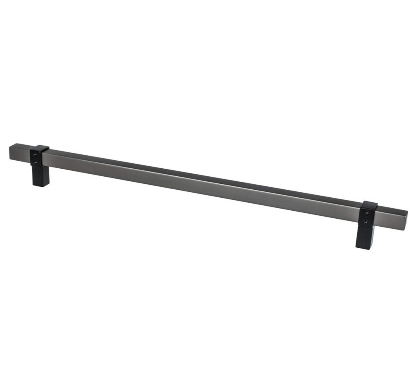 Ash Gray and Matte Black "Rio" Dual-Finish Cabinet Knob and Drawer Pulls - Forge Hardware Studio