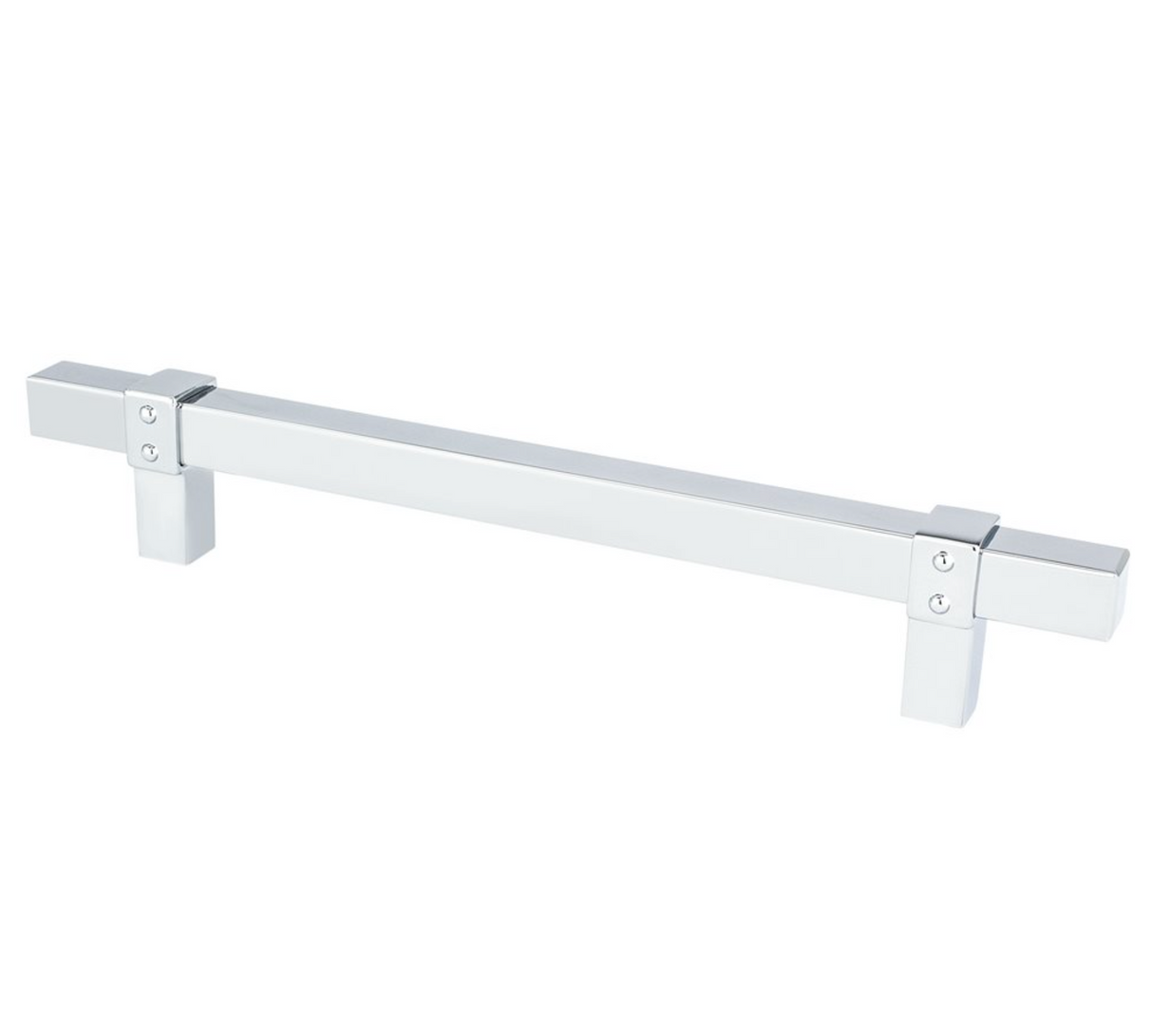 Polished Chrome "Rio" T-Bar Cabinet Knob and Drawer Pulls - Forge Hardware Studio