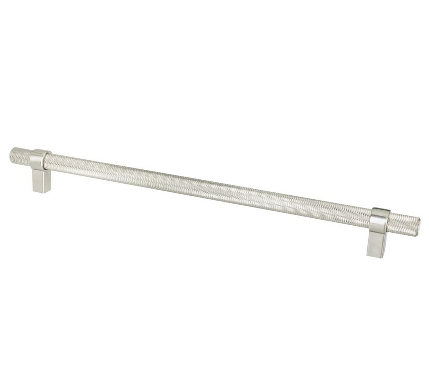 Knurled "Prelude" Brushed Nickel Cabinet Knobs and Drawer Pulls - Forge Hardware Studio