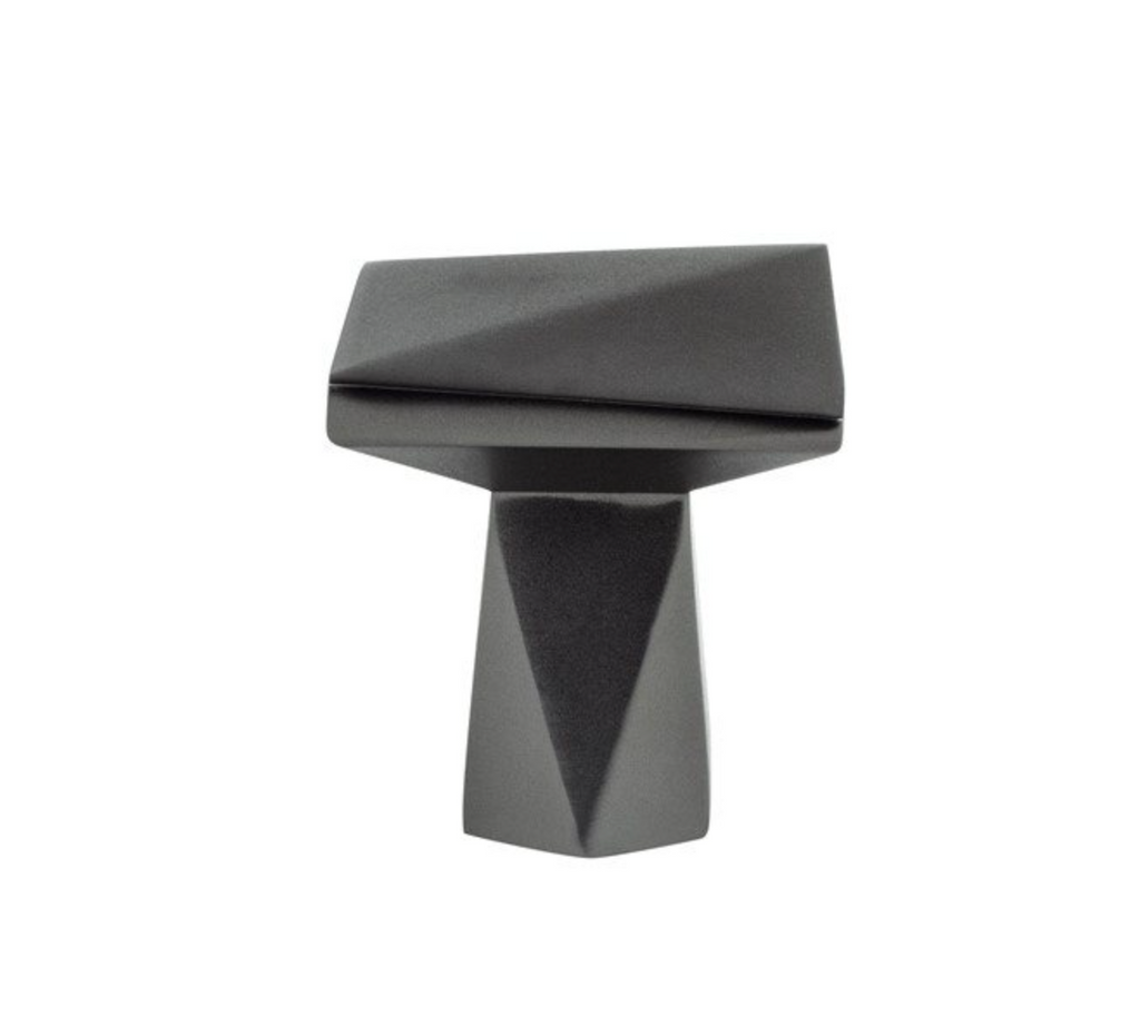 Ash Gray "Wade" Cabinet Knob and Drawer Pulls - Forge Hardware Studio