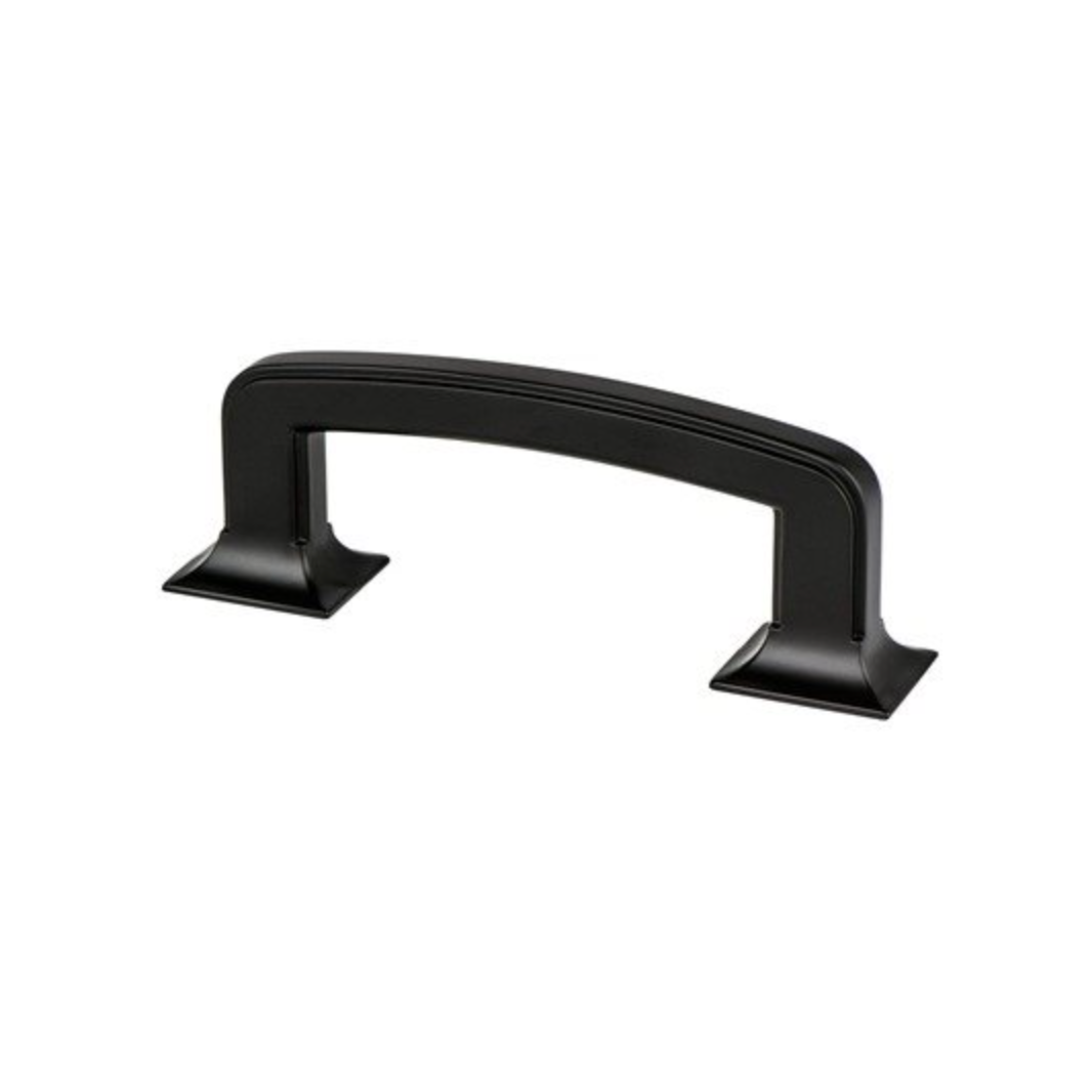 Matte Black "Liana" Cabinet Knobs and Drawer Pulls - Forge Hardware Studio