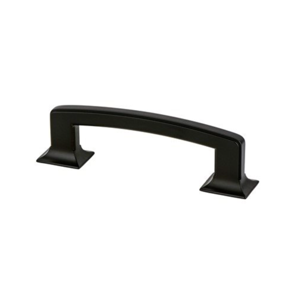 Matte Black "Liana" Cabinet Knobs and Drawer Pulls - Forge Hardware Studio