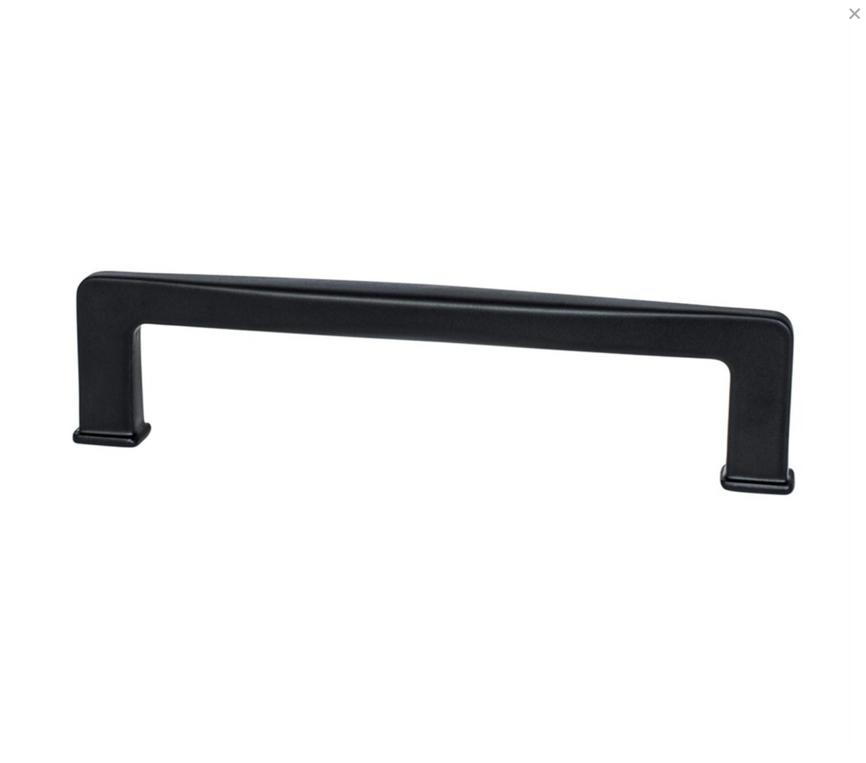 Kelly No.1 Matte Black Drawer Pulls - Kitchen Hardware - Brass Cabinet Hardware