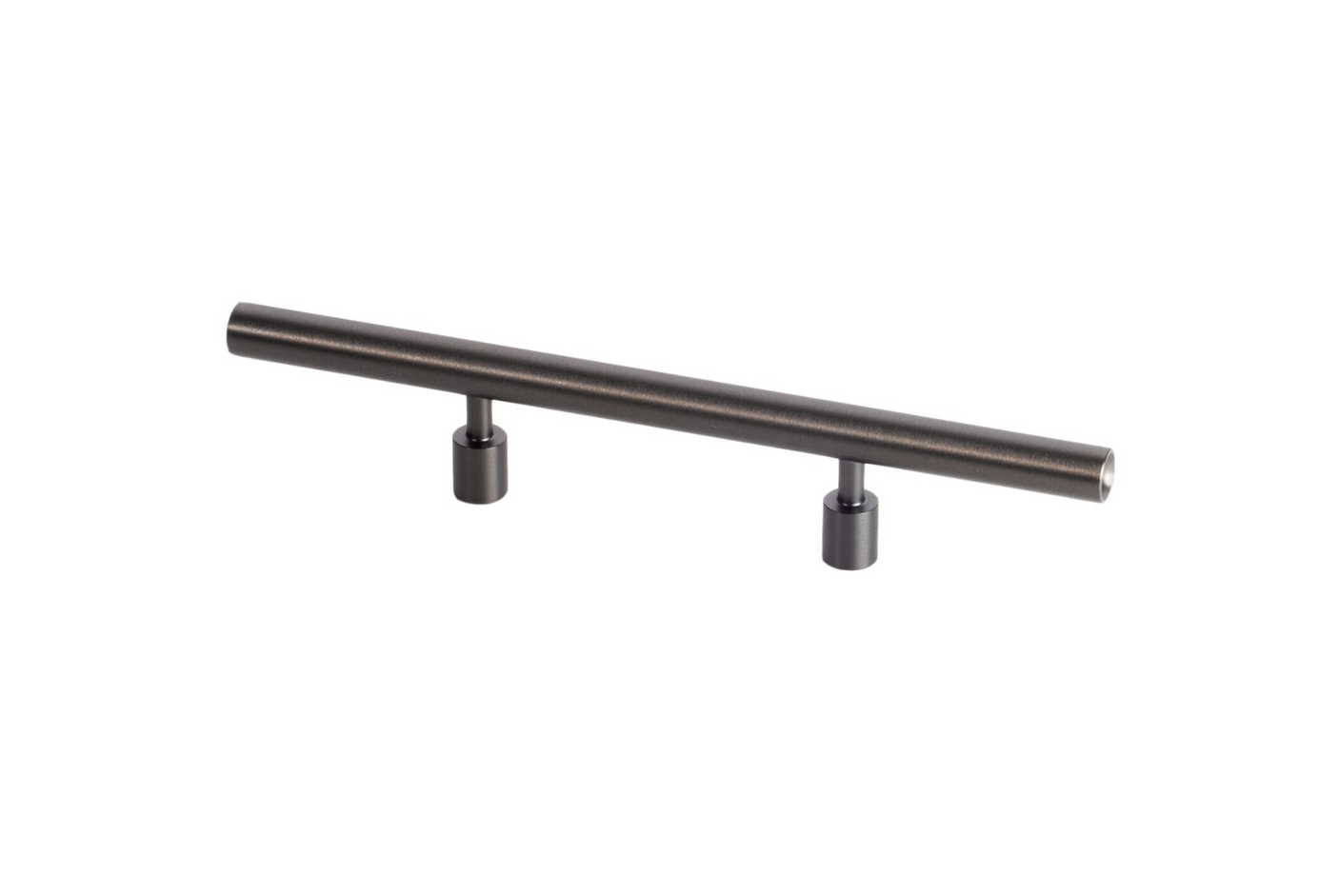 Black Stainless Steel Lew's Hardware Round Bar Series - Brass Cabinet Hardware
