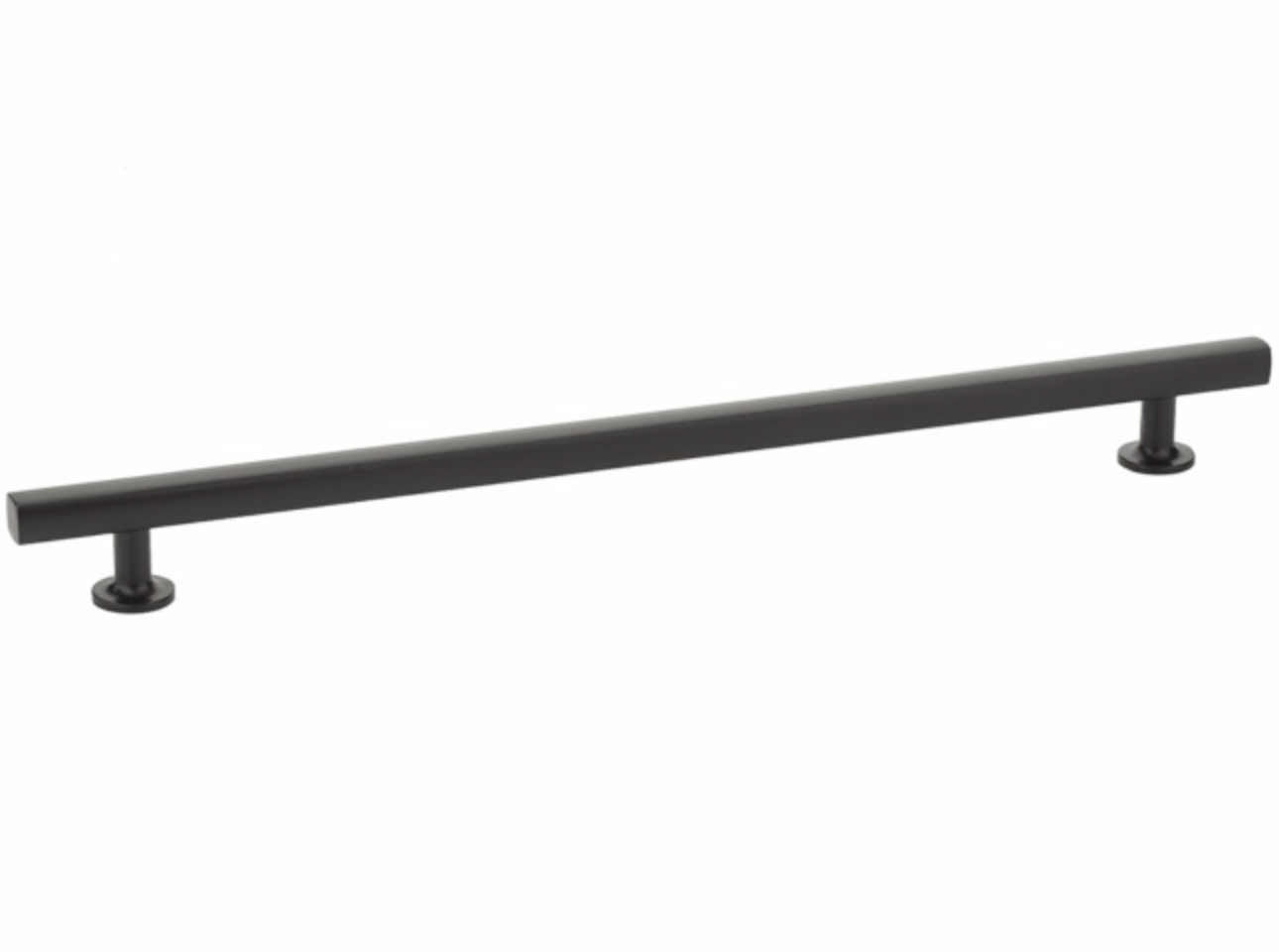 Freestone T-Bar Drawer Pulls in Matte Black - Brass Cabinet Hardware