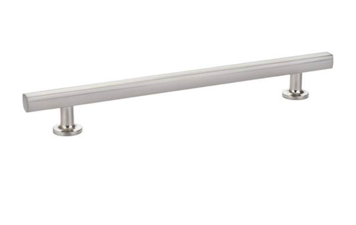 Freestone T-Bar Drawer Pulls in Satin Nickel - Brass Cabinet Hardware