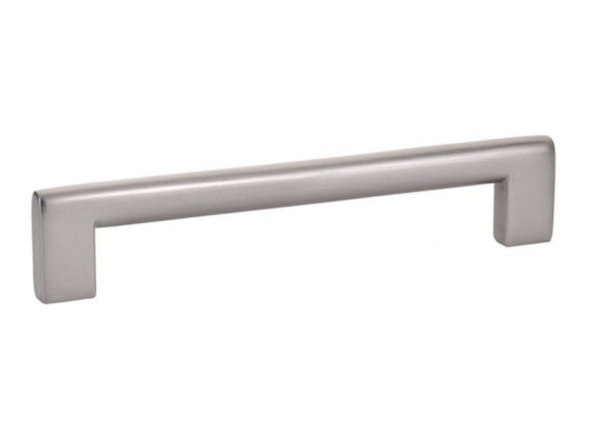Luxe Satin Nickel Cabinet Drawer Pulls - Brass Cabinet Hardware