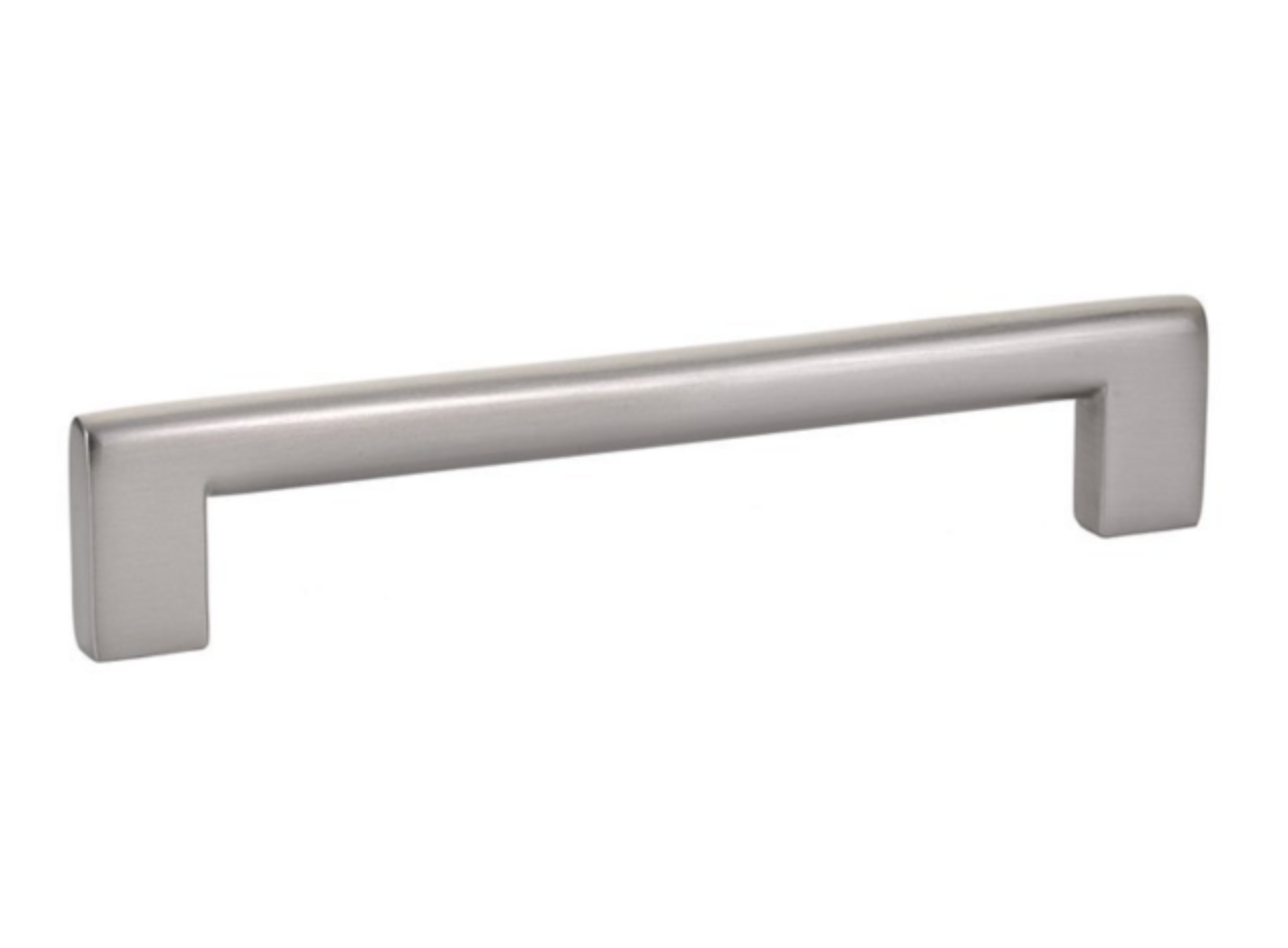 Luxe Satin Nickel Cabinet Drawer Pulls - Brass Cabinet Hardware