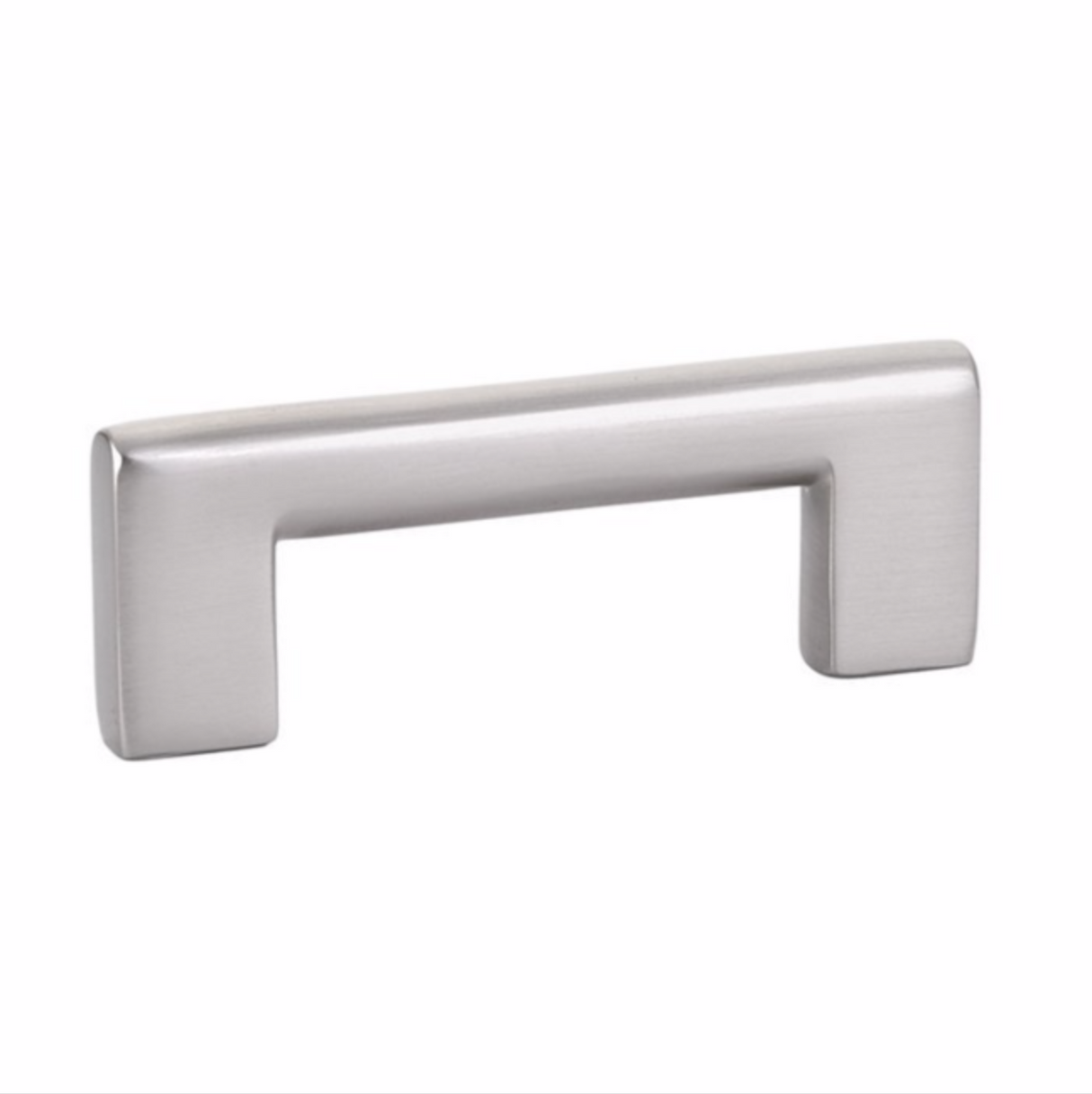 Luxe Satin Nickel Cabinet Drawer Pulls - Brass Cabinet Hardware