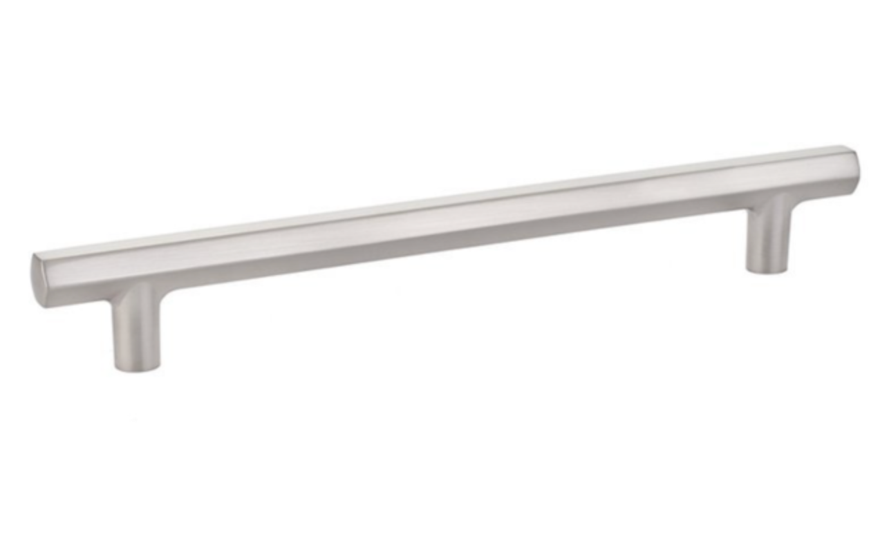 Geometric Satin Nickel "Geo" Cabinet Knobs and Drawer Pulls - Forge Hardware Studio