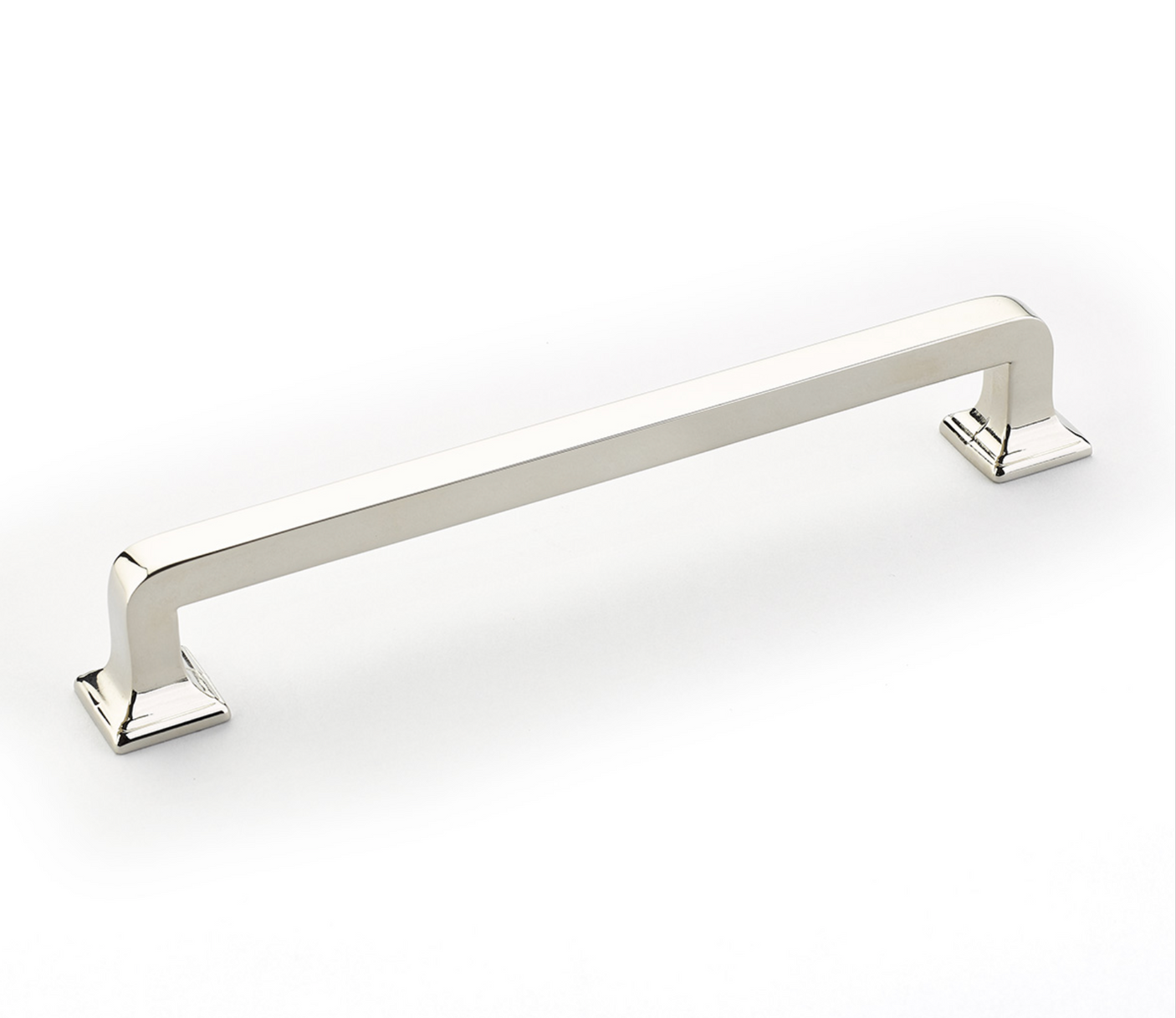 Menlo Park Polished Nickel Cabinet Drawer Pulls - Brass Cabinet Hardware