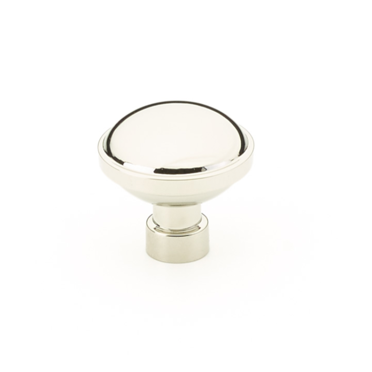 Polished Nickel "Industry" Cabinet Knobs and Drawer Pulls - Forge Hardware Studio