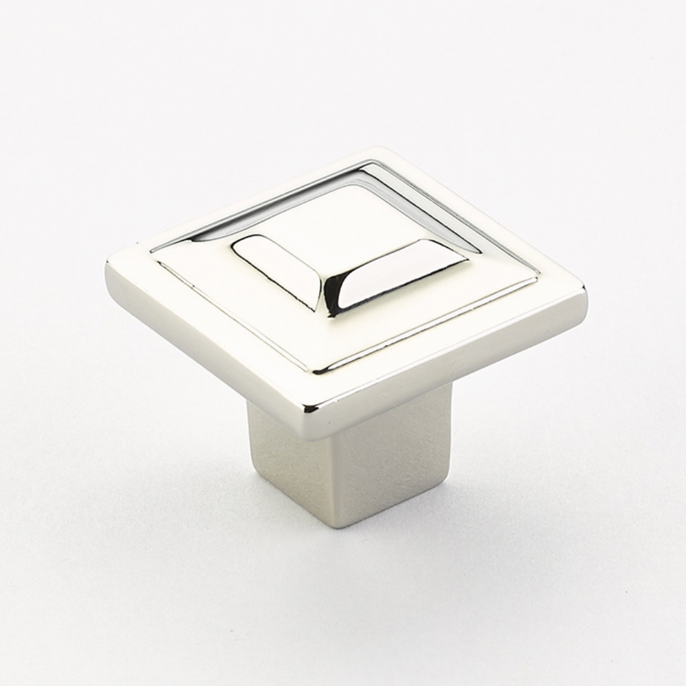 Polished Nickel "Moderna" Drawer Pulls and Cabinet Knobs - Forge Hardware Studio