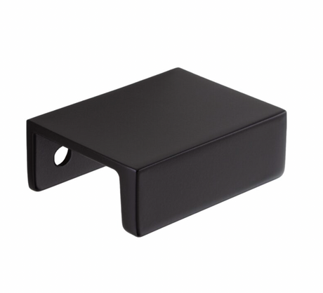 Matte Black Edge "Summer" Tab Drawer Pulls - Forge Hardware Studio