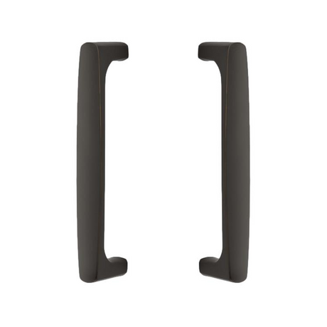 Back to Back "Riverside" Door Pull in Oil Rubbed Bronze Hardware for Interior Sliding and Barn Doors - Forge Hardware Studio