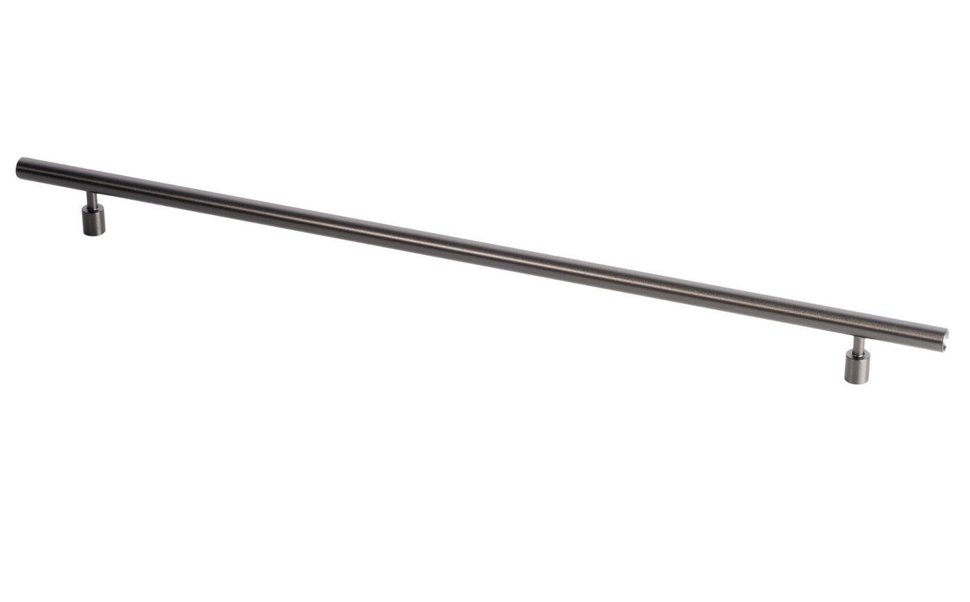 Black Stainless Steel Lew's Hardware Round Bar Series - Brass Cabinet Hardware