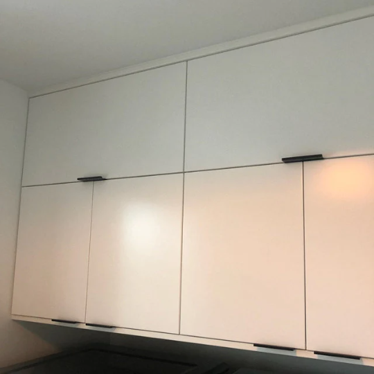 Oil Rubbed Bronze "Dina" Tab Finger Drawer Pulls - Forge Hardware Studio