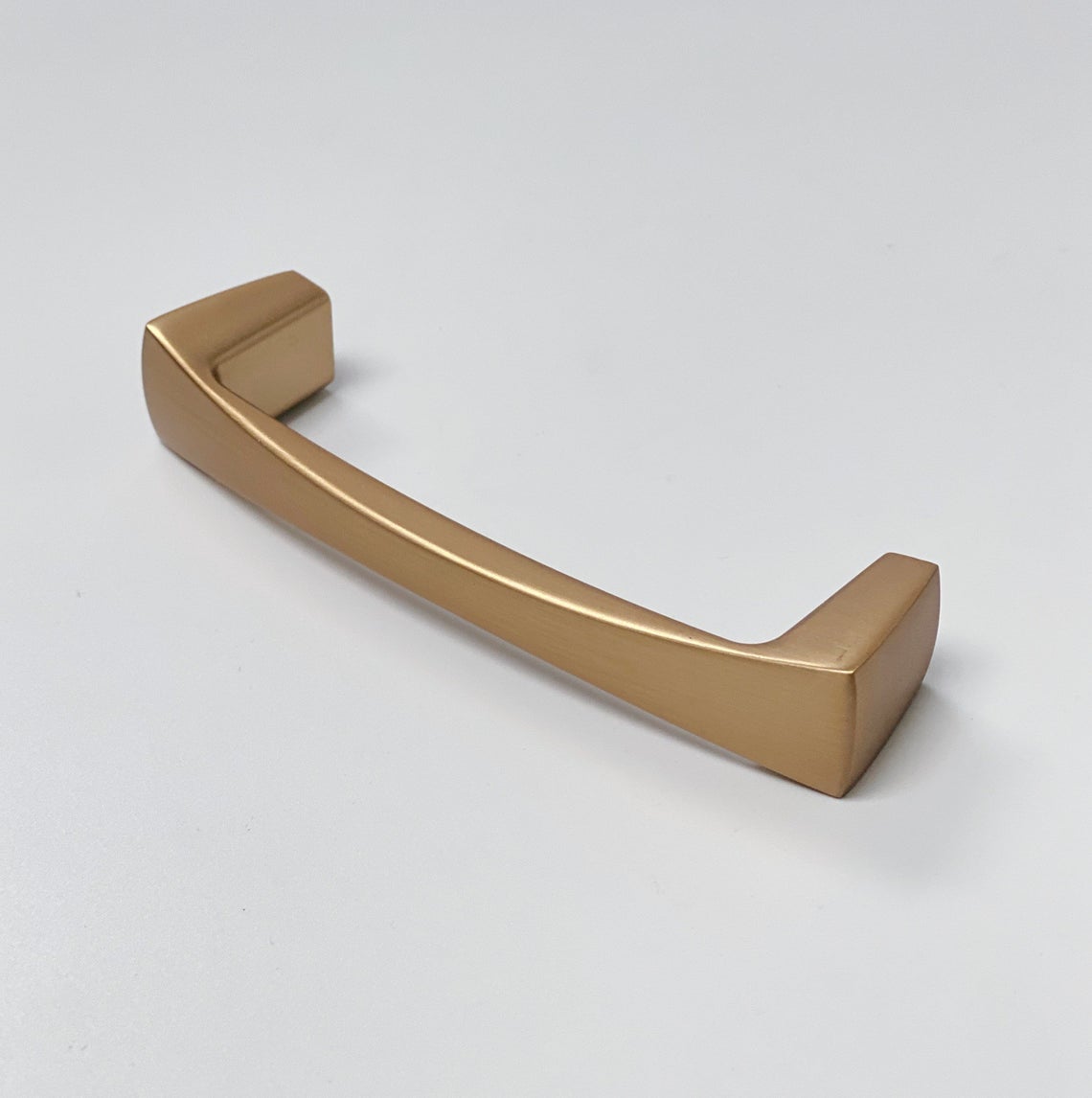 Satin Brass "Kent" Drawer Pulls and Knob - Forge Hardware Studio