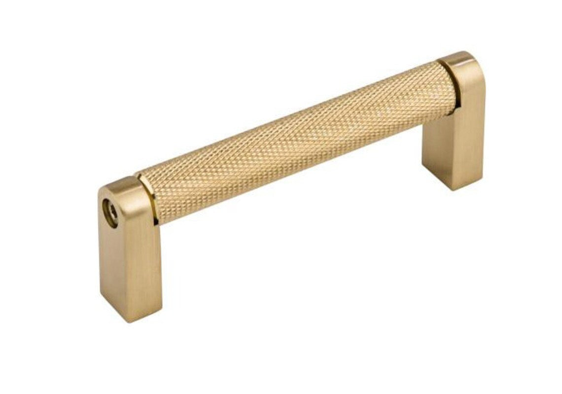 Champagne Bronze Knurled "Tessa" Cabinet Knobs and Drawer Pulls - Forge Hardware Studio