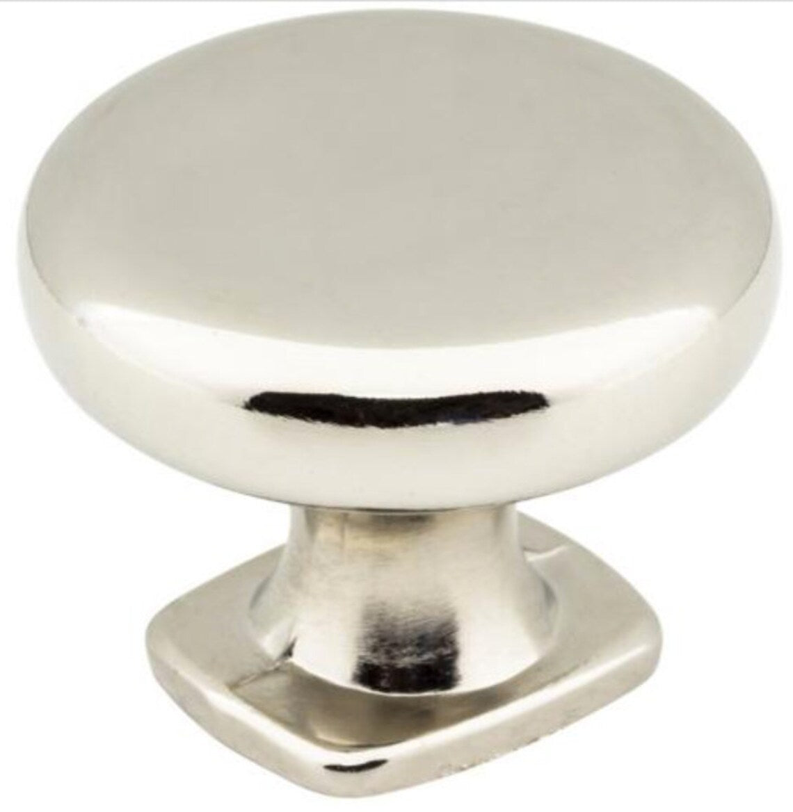 Polished Nickel “Foundry” Drawer Pulls and Cabinet Knob - Cabinet Hardware - Forge Hardware Studio