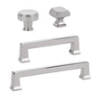 Polished Nickel "Deco" Cabinet Knobs and Drawer Pulls - Forge Hardware Studio