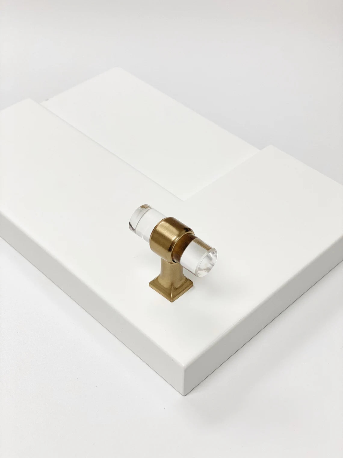 Lucite Champagne Bronze "Gigi" Drawer Pulls - Forge Hardware Studio