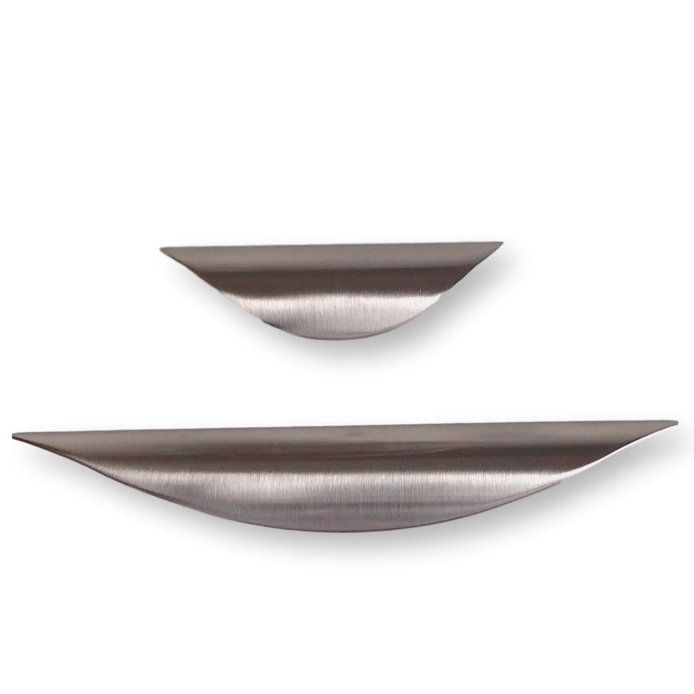 Luna Cabinet Knobs-Brushed Nickel Drawer Pull - Cabinet Handle - Forge Hardware Studio