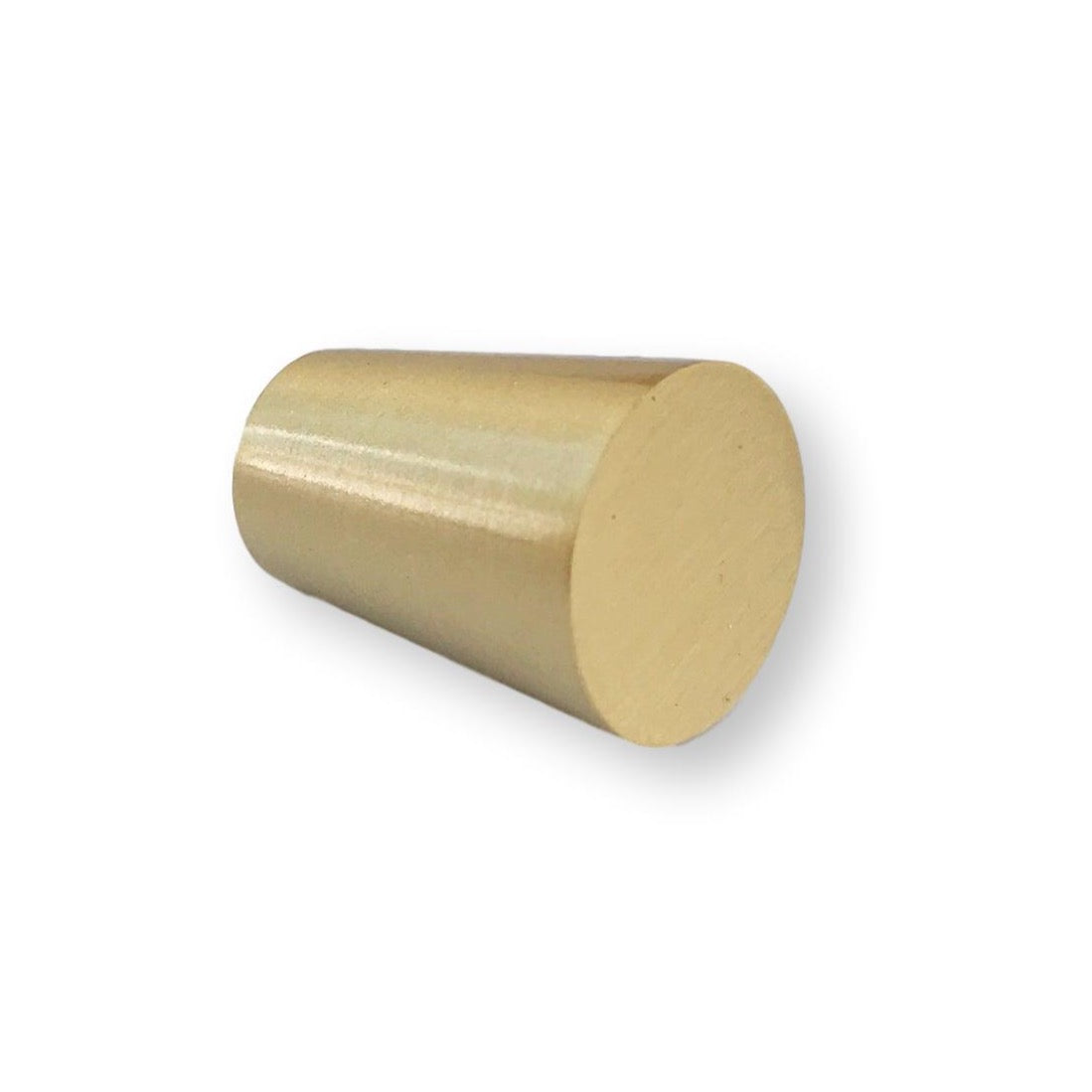 Modern Brass Mid-Century "MCM” Cone Cabinet Knob - Forge Hardware Studio