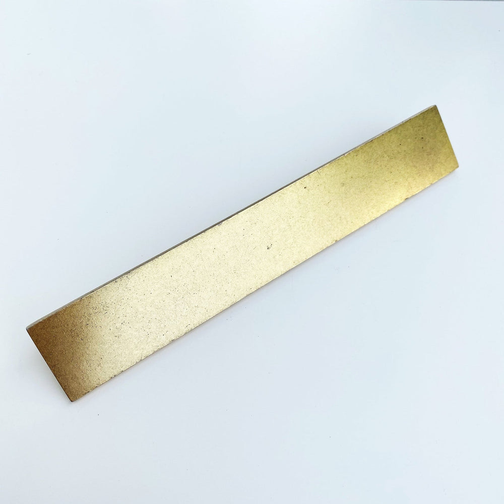 Rectangular Granada Aged Brass Drawer Handles - Forge Hardware Studio