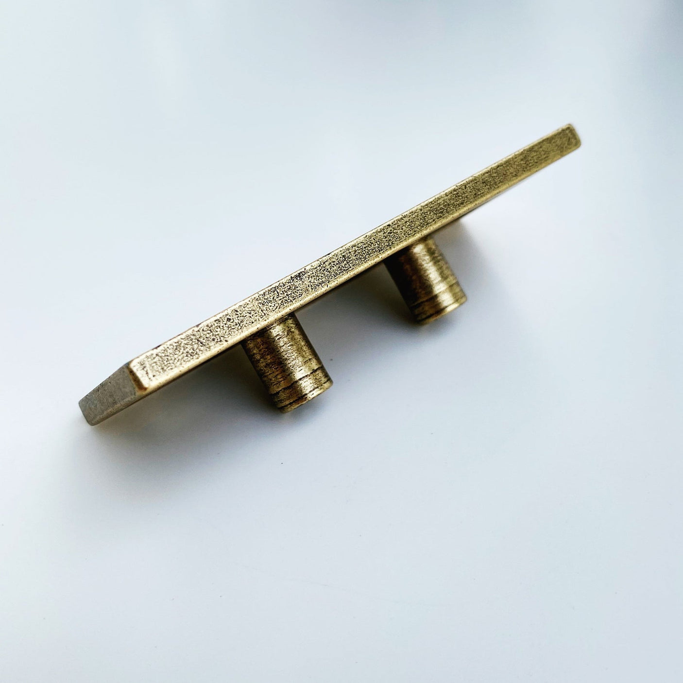 Rectangular Granada Aged Brass Drawer Handles - Forge Hardware Studio