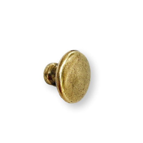 T-Bar Aged Brass "Park" Drawer Pulls and Knobs - Forge Hardware Studio