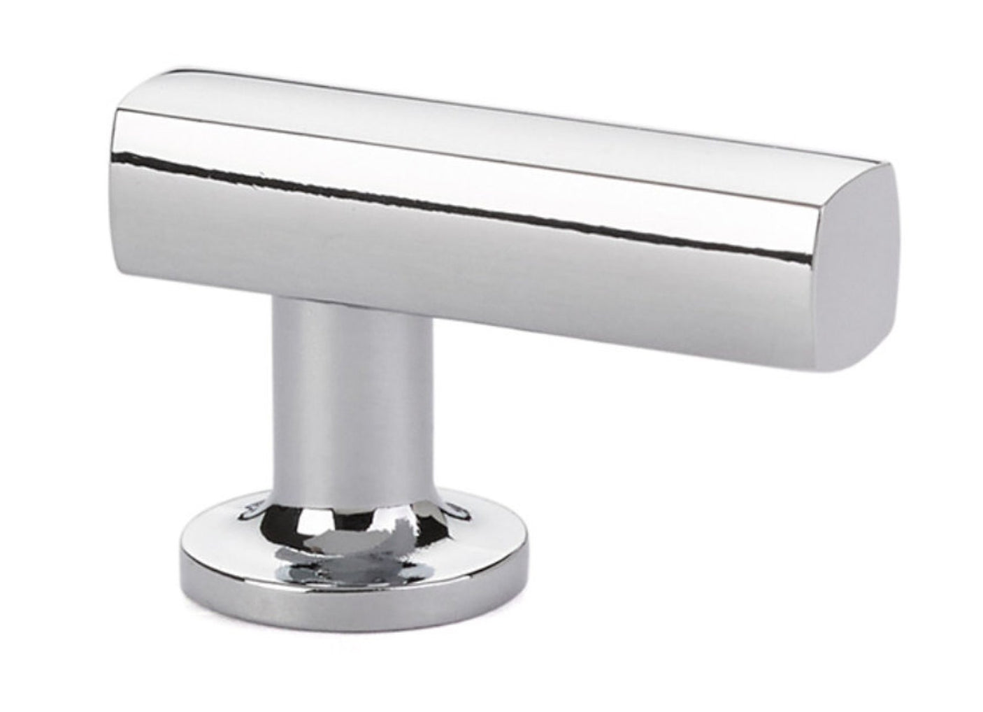 T-Bar "Geo" Cabinet Knobs and Drawer Pulls in Polished Chrome - Forge Hardware Studio