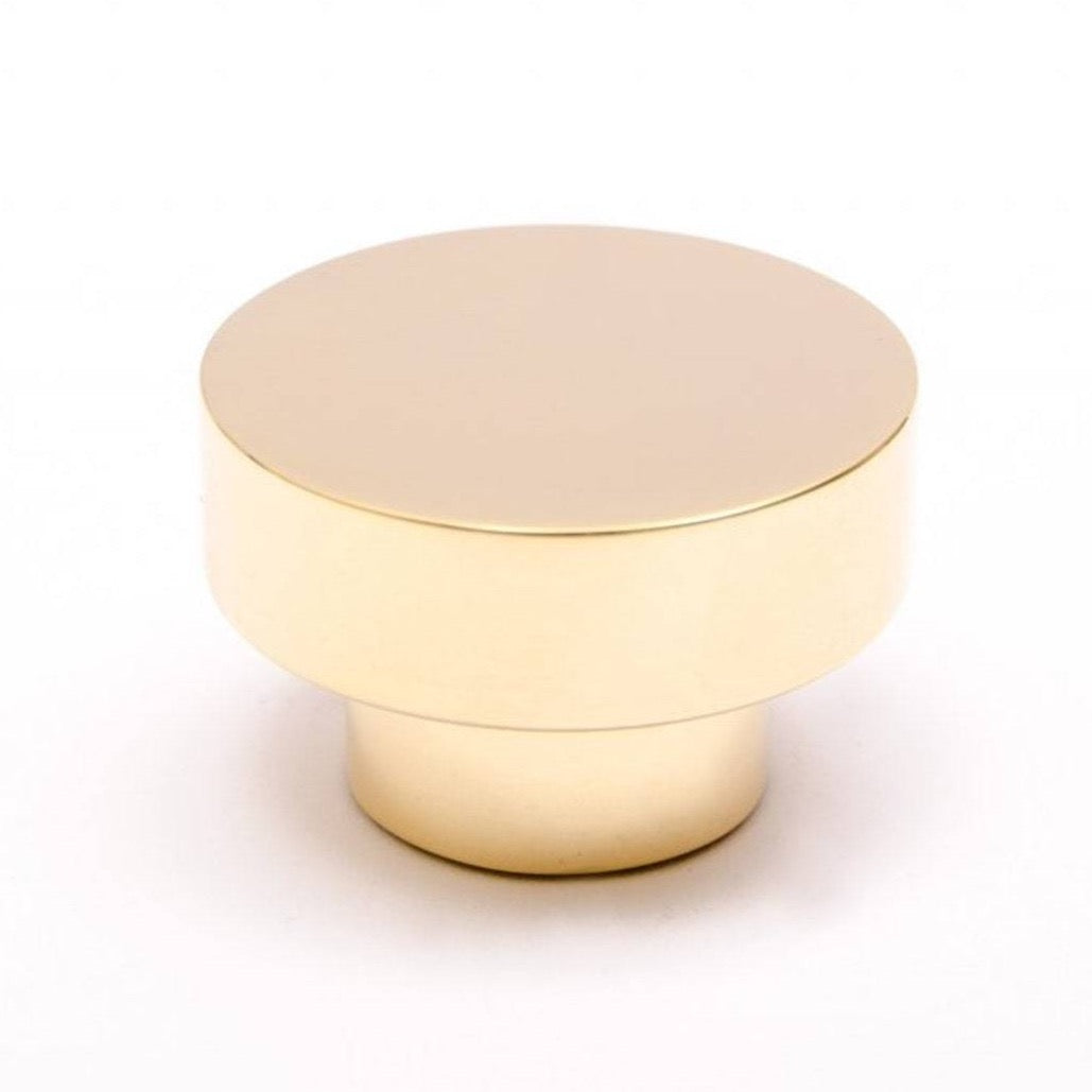 Polished Unlacquered Brass Cabinet Drawer Pulls and Closet Handles - Forge Hardware Studio