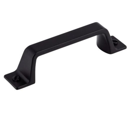 Matte Black "Montclair" Cabinet Knobs and Cup Pulls - Forge Hardware Studio