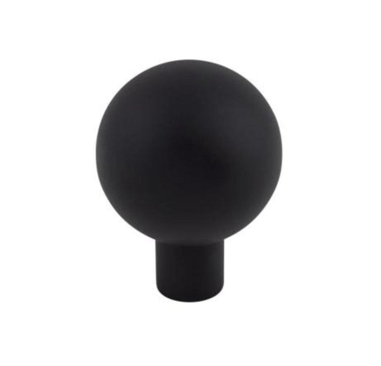 Matte Black "Montclair" Cabinet Knobs and Cup Pulls - Forge Hardware Studio