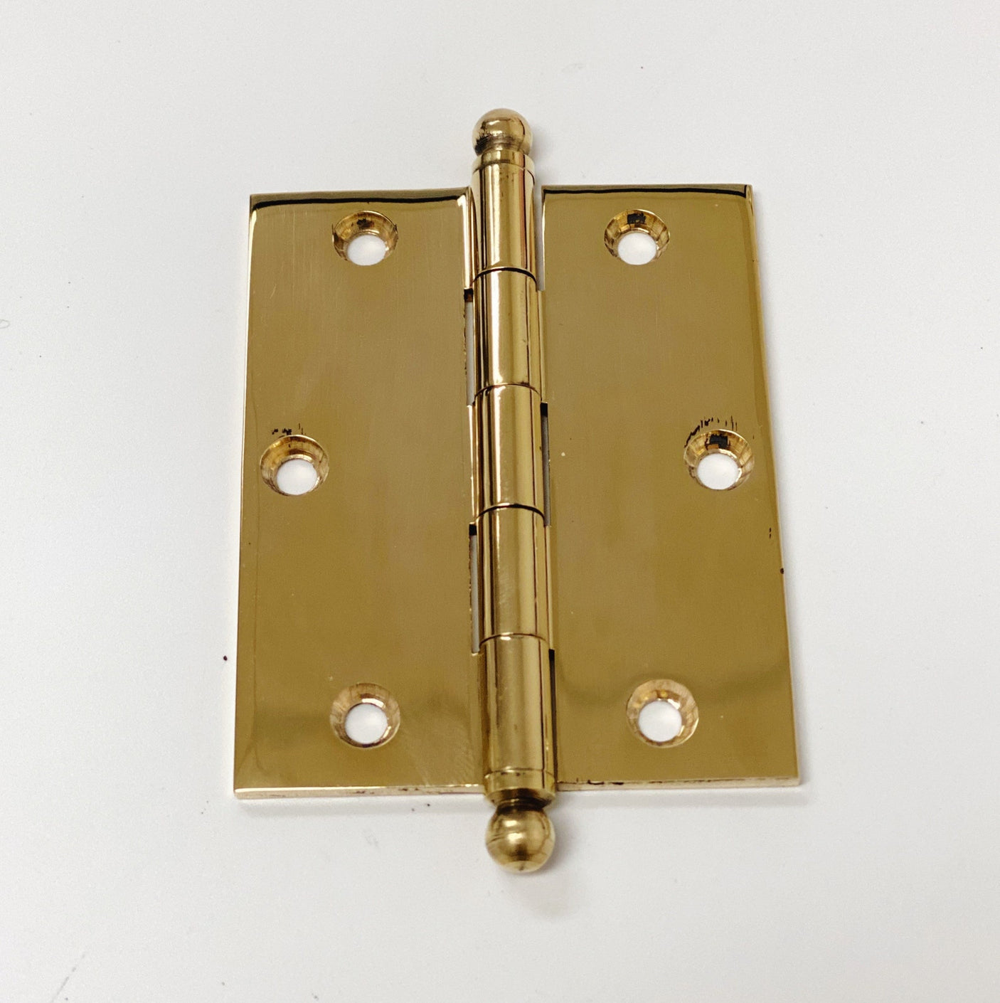 Unlacquered Brass "Eloise" Kitchen Cabinet Hinge - Forge Hardware Studio