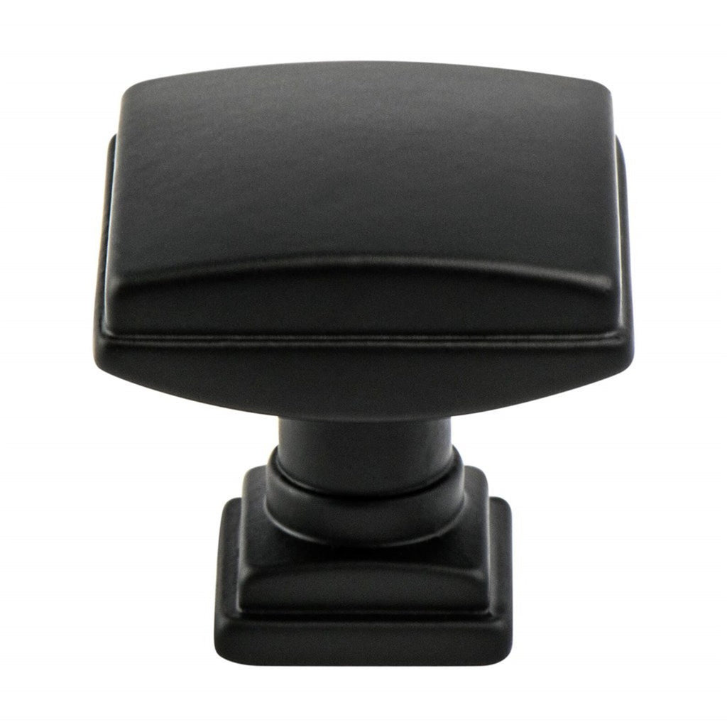 Kelly No.2 Cabinet Knobs and Drawer Pulls in Matte Black - Forge Hardware Studio