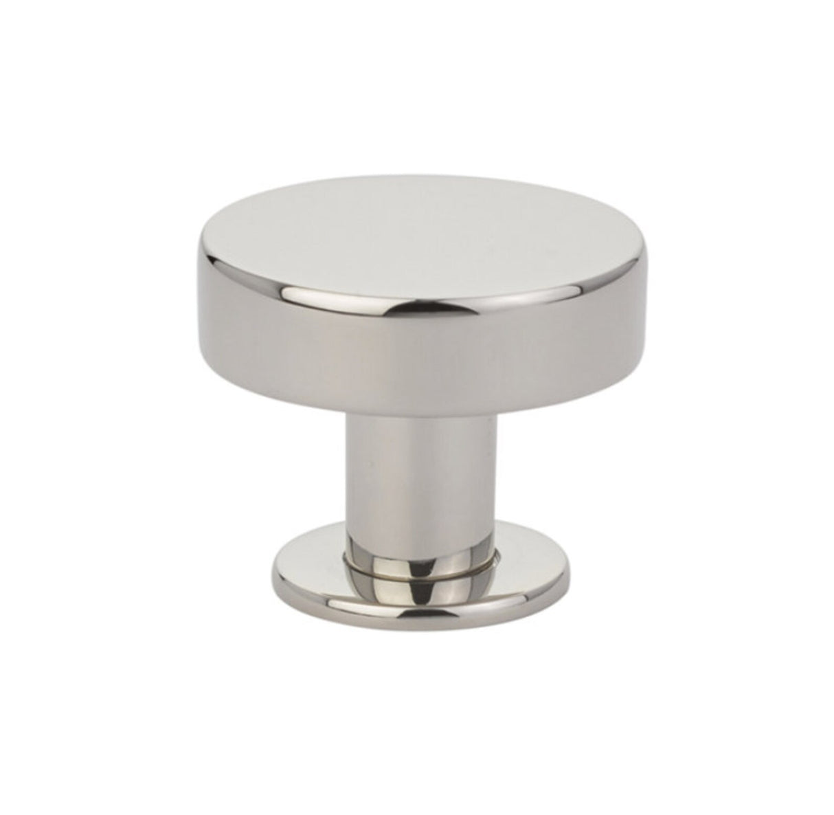 Hope Polished Nickel Round Cabinet Knob - Forge Hardware Studio