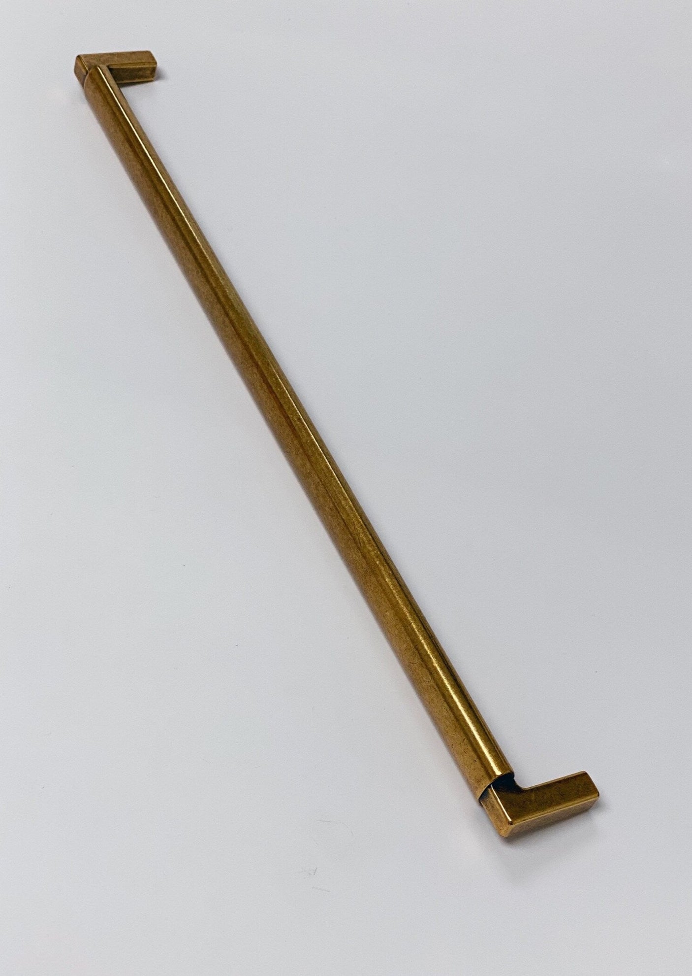 U-Shaped "Florence" Drawer Pull in Antique Brass - Forge Hardware Studio