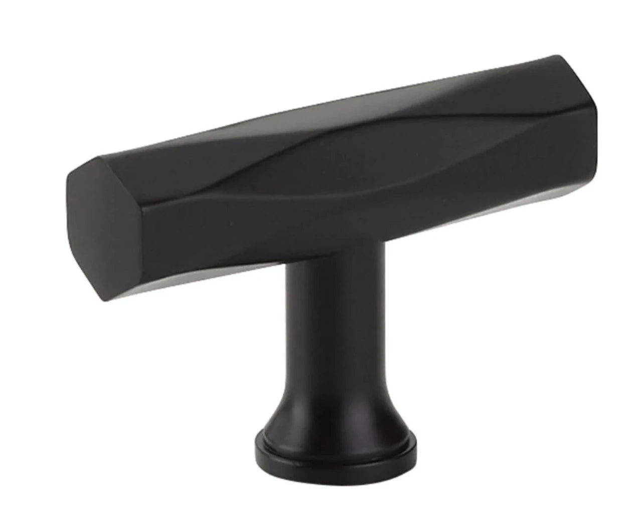 T-Bar "American Designer" Drawer Pulls in Matte Black - Forge Hardware Studio