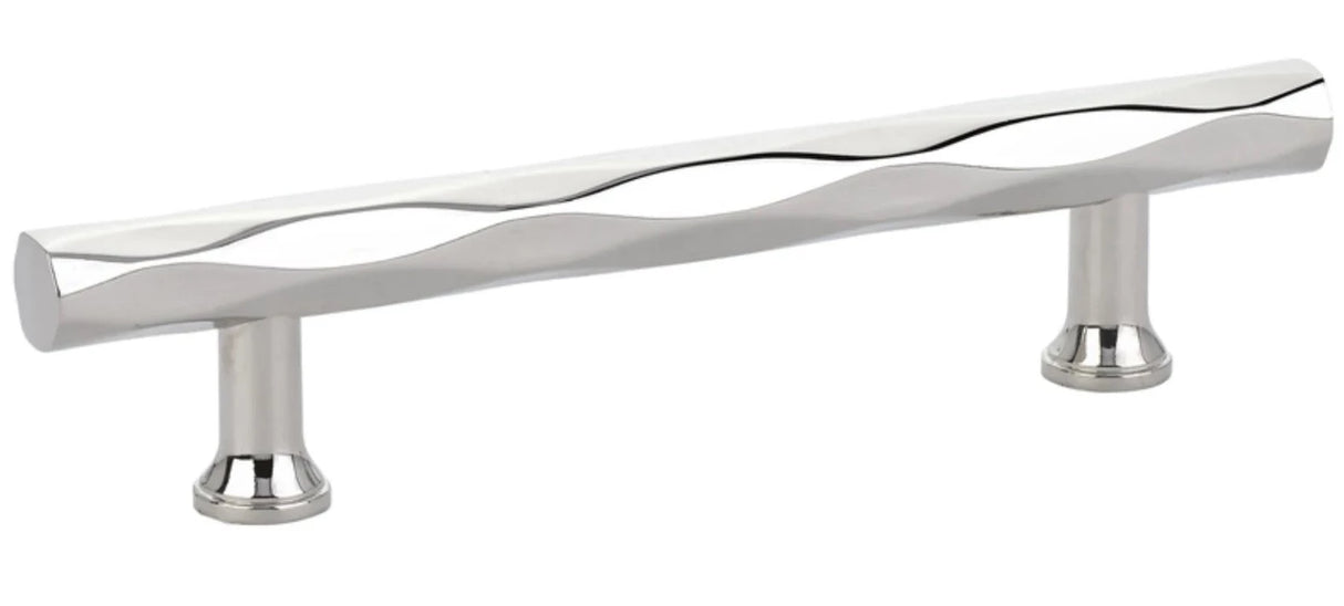 T-Bar "American Designer" Drawer Pulls in Polished Nickel - Forge Hardware Studio